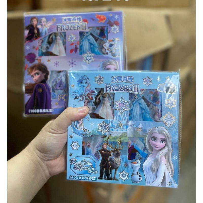 

100pcs STIKER FROZEN senmu /stiker Nono lucu / box besar stiker viral 2d stiker mainan anak [LOMOTOYZ]