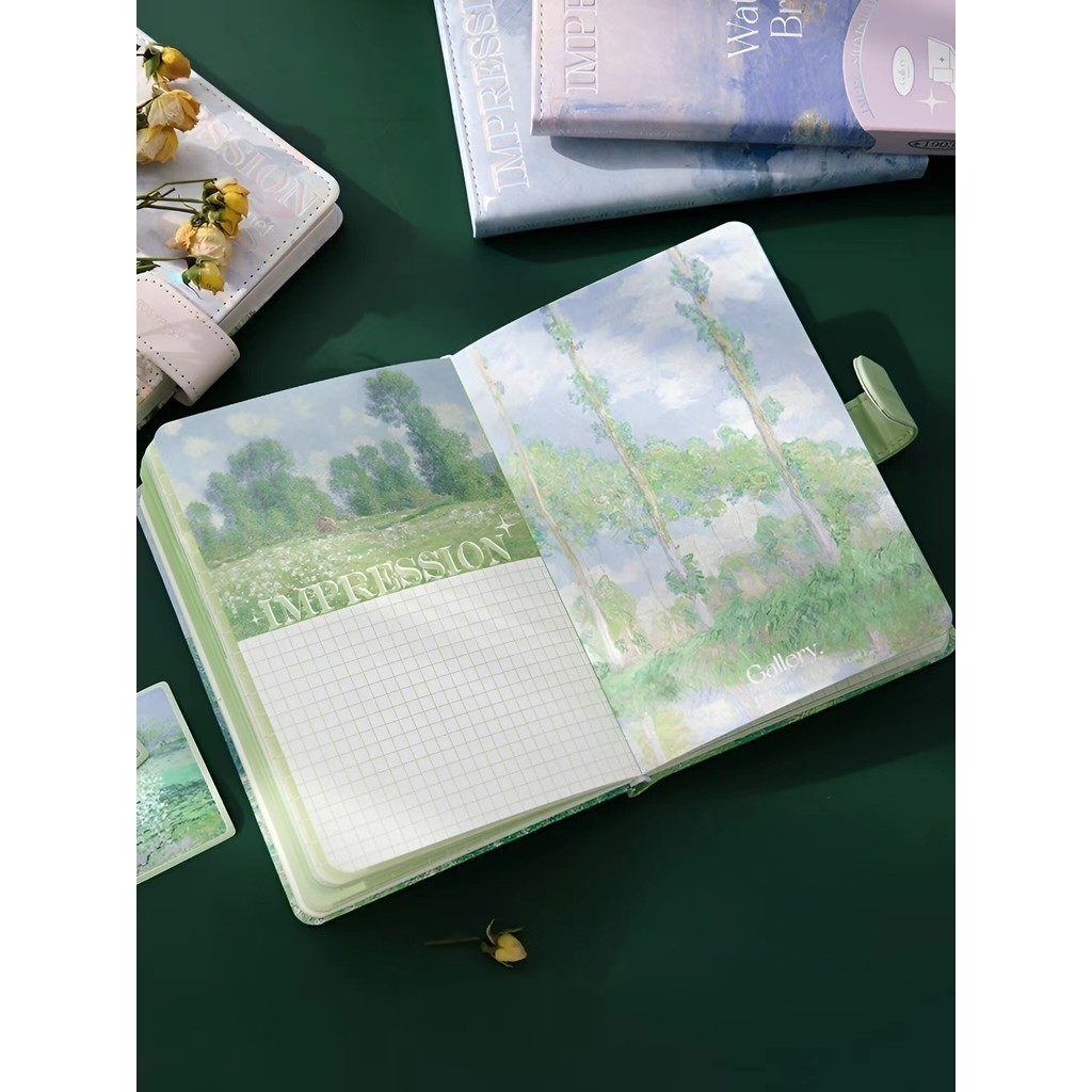 

Full Color Buku Diary Rosyposy Pemandangan Alam Korea Vintage Lucu / Jurnal / Handbook / Buku