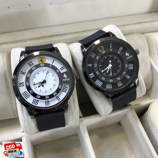 JAM TANGAN PRIA KARET BENETTON/KARET TIPIS
