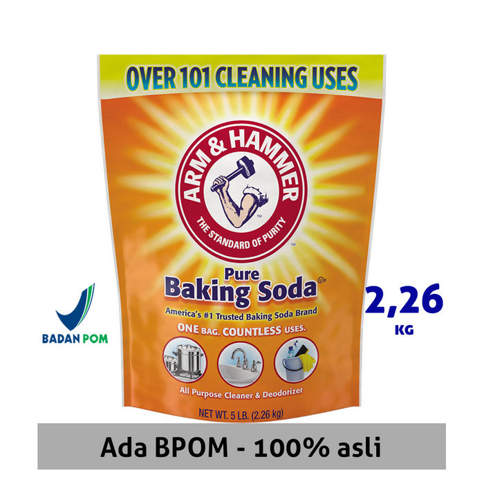 

BAKING SODA ASLI USA Merk ARM & HAMMER untuk LOUNDRY 2,267KG
