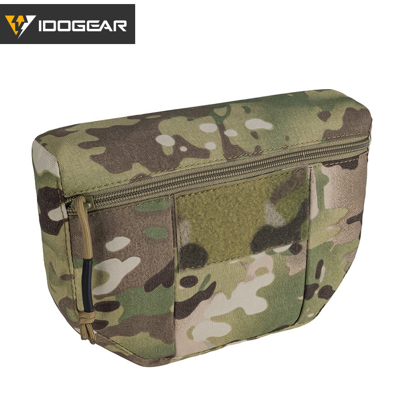 IDOGEAR Tactical Armor Carrier Drop Pouch AVS JPC CPC Pouch Waist Bag EDC Combat  Tactical Waist Pou