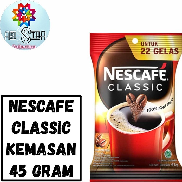 

Nescafe Kopi Instan Classic 45 Gram