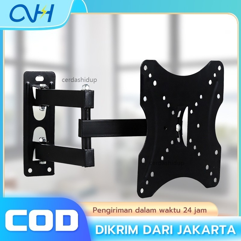 Bracket TV LED LCD 32 40 43 55 50 42 49 Inch Dijamin Cocok 32 - 55 In 6 Arah Universal Breket TV Bri
