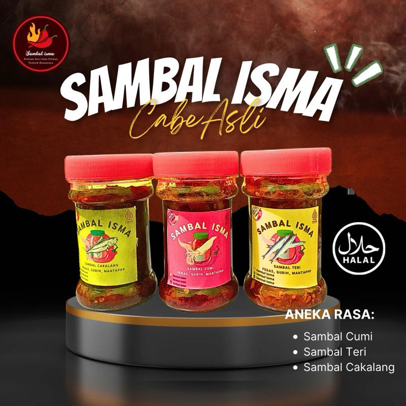 

BESTCHOICE Paket 3 Sambal Botol 120 gr Cumi Ayam Tongkol KHUSUS INSTAN dan SAMEDAY