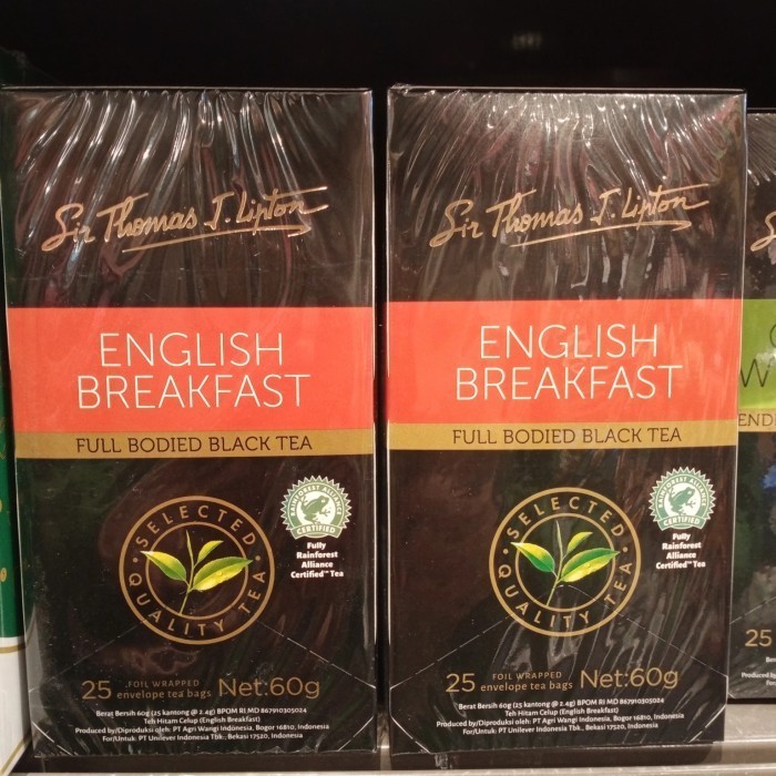 

Lipton STL Env English Breakfast 60gr - Tea/Teh