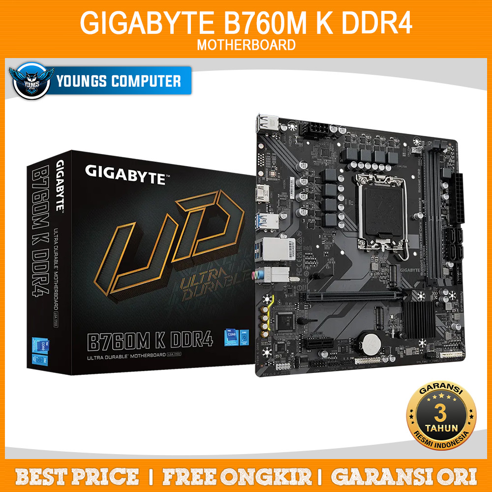 GIGABYTE B760M K DDR4 | Motherboard Intel B760 MATX DDR4