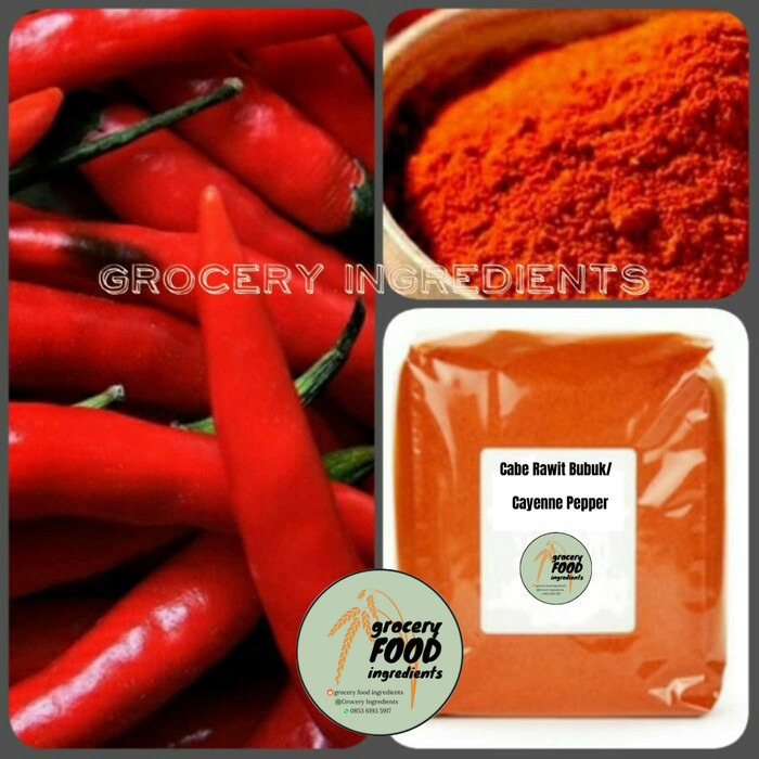 

[[ K23 - BEST SELLER ]] Cabe Rawit Bubuk / Cayenne Pepper Powder - 100gr