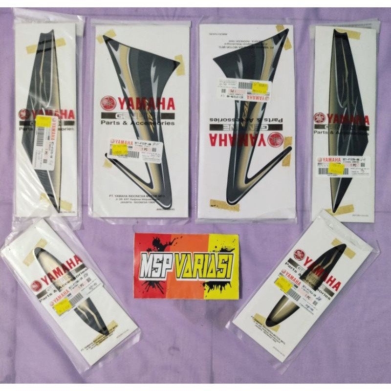 Striping Motor Yamaha Vixion Old 2009/2010 Hitam Original Ori asli Yamaha Genuine Part