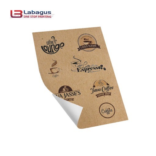 

LABAGUSPRINTING - Cetak Sticker Craft / Stiker Label Kraft / Lebel Kertas Coklat Custom / Paper / Makanan / A3+