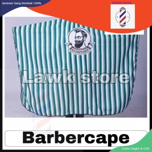SALE Kain kep cukur rambut / kain kep / penutup potong rambut barbercape - kep-01 Terlaris