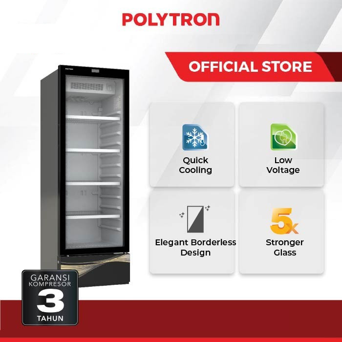 SHOWCASE POLYTRON SCN238X 285 LITER 4 RAK SCN238X