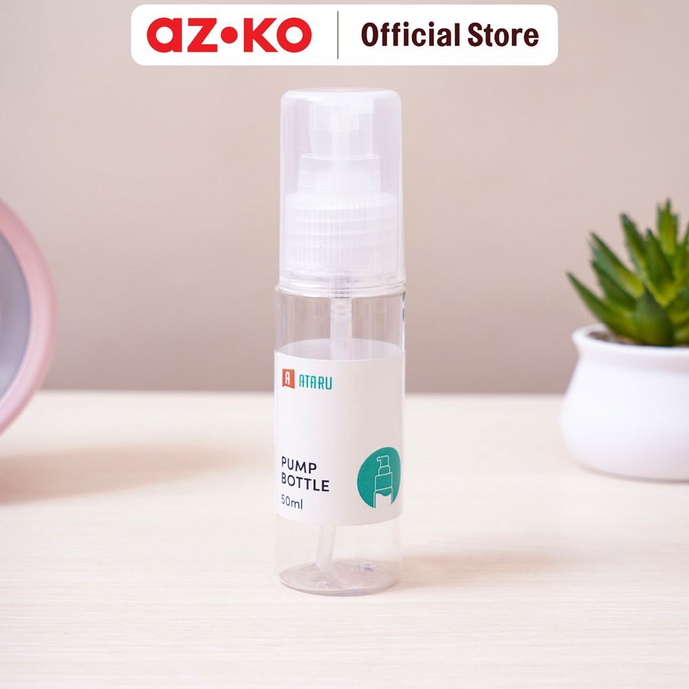AZKO Ataru 50 ml Botol Cairan Spray Airless travel bottle wadah hand sanitizer parfum spray serbagun