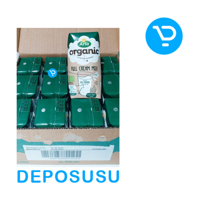

NB Susu UHT ARLA ORGANIC Full Cream Milk 1CARTON 12x200 ml