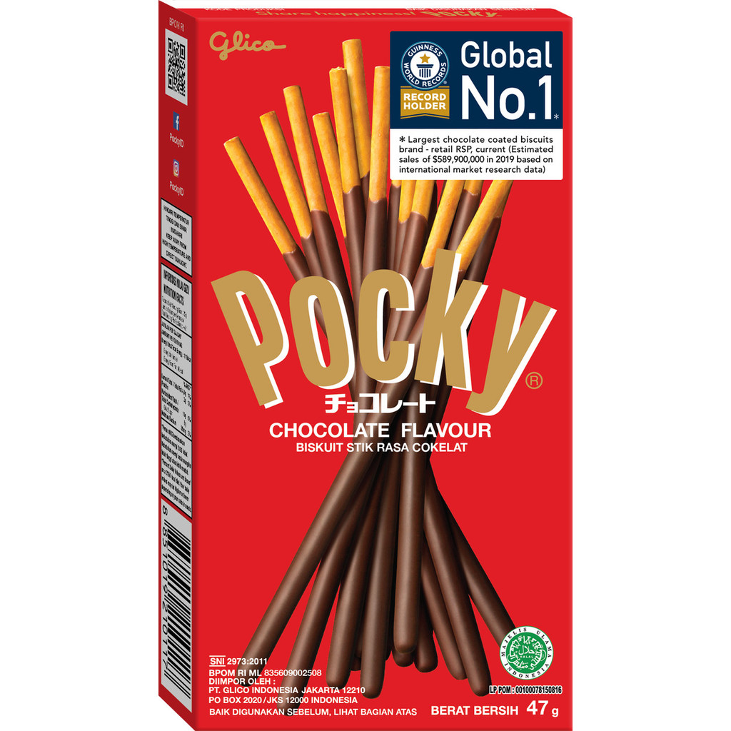 

GLICO POCKY STICK CHOCOLATE 47GR