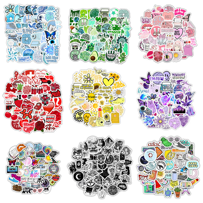 

50Pcs VSCO Stickers Girl Thing Cool Waterproof Stickers For Skateboard Laptop Motorcycle Car Pack Decal Anime Girls Stickers