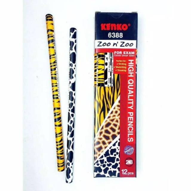 

Pensil 2B KENKO 6388 ZOO N ZOO (12pc)