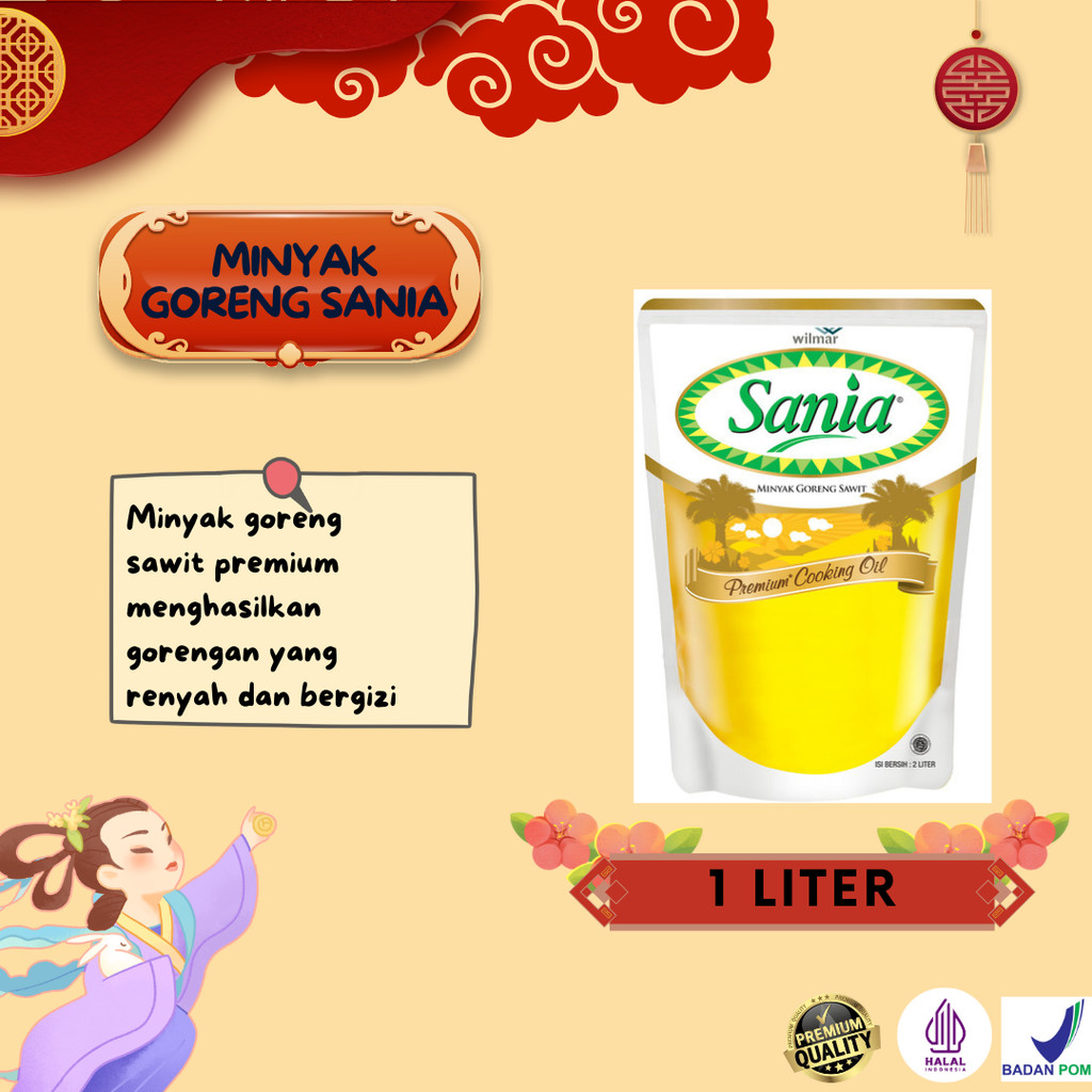 

Minyak Goreng Sania [1Liter]