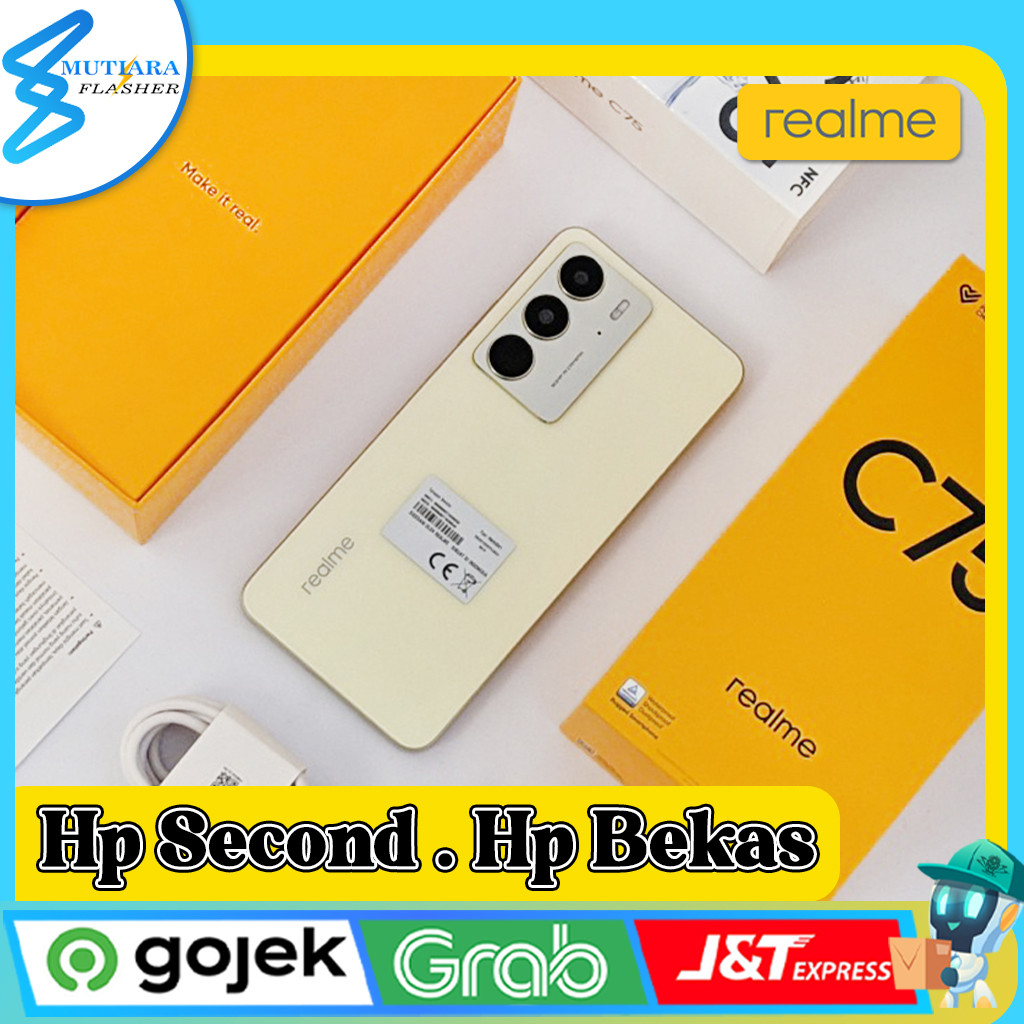 Realme C75 Ram 6/128GB | Ram 8/128GB | Ram 8/256GB Second Original