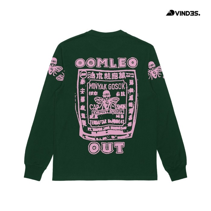 LIMITED EDITION mukena anak TERBARUVindes Store - Kaos - OomLeo Out V2 Green - LS - XL