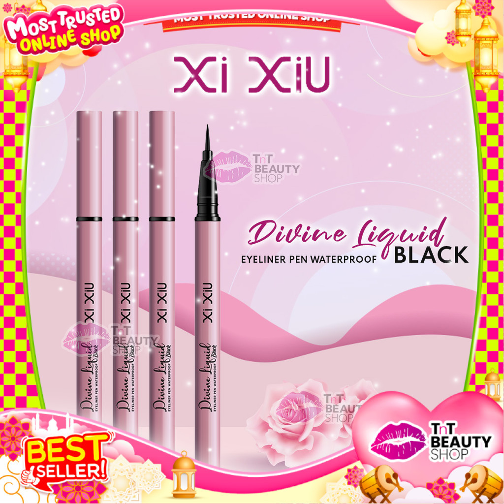 Xi Xiu Divine Liquid Eyeliner Pen Waterproof | Stamp Black | Tnt Beauty Shop
