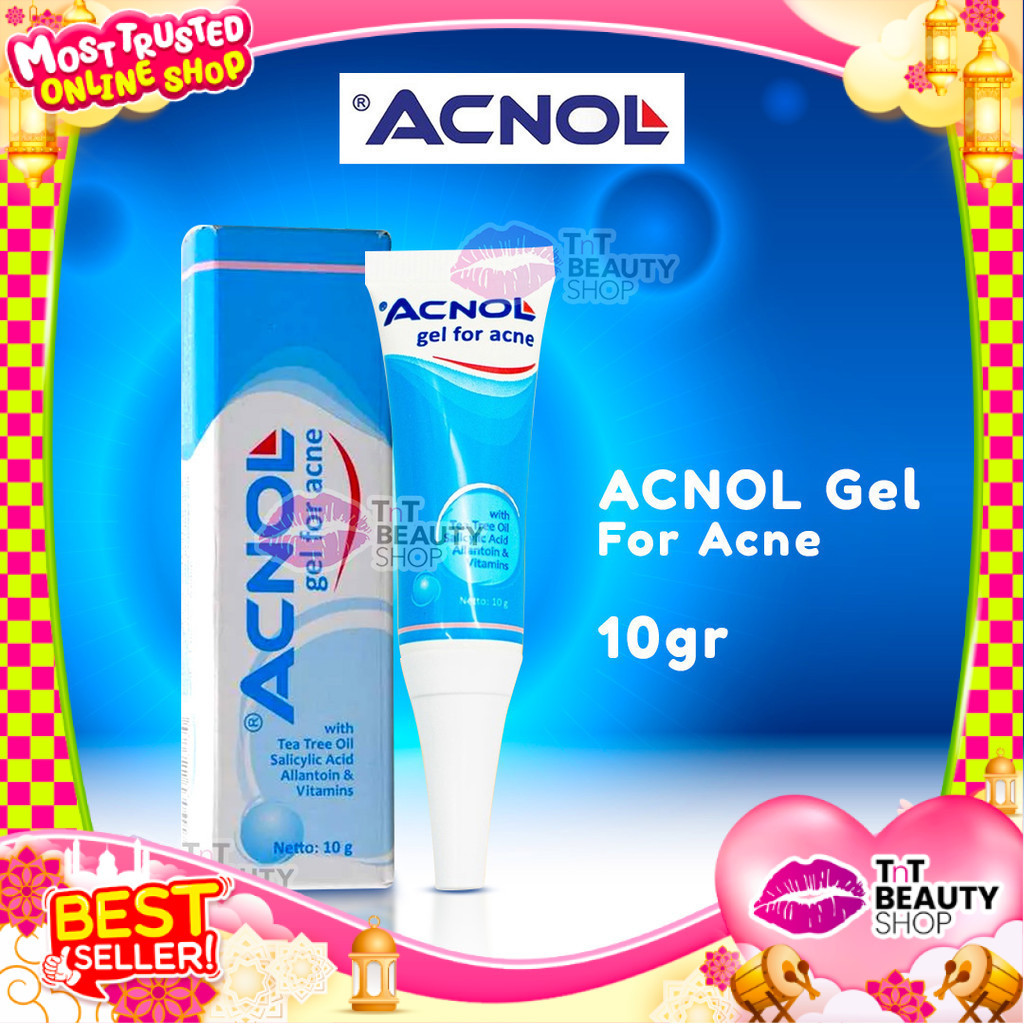 Acnol Gel For Acne 10gr - Obat Jerawat - Menghambat tumbuh Jerawat | TnT Beauty Shop