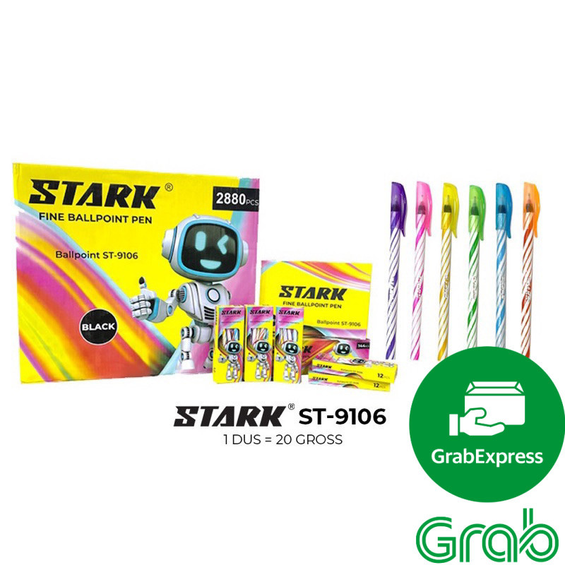 

1 psc pulpen stark lebih licin lancar lebih nyata