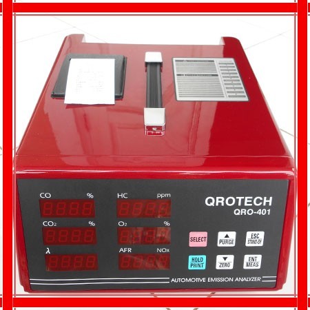 Qrotech 401 gas analyser untuk mobil bensin bergaransi