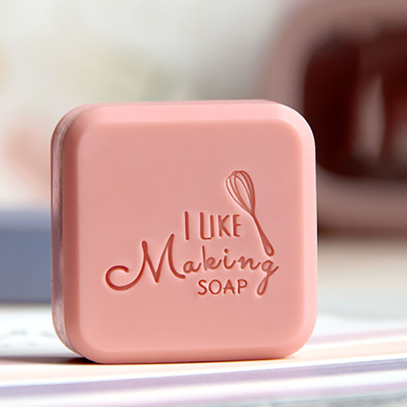 

Acrylic Soap Stamp Seal, I Like Making Soap Letter, DIY Soap Making Supplies, Tools, Handmade Crafts, Can Be Customized, Custom