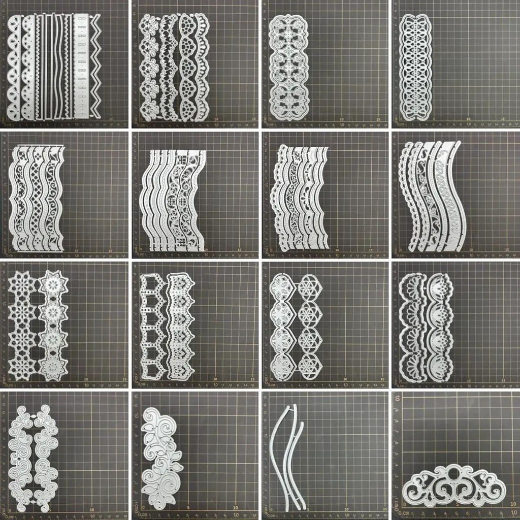 

17 kinds lace edge stripe Metal Cutting Dies Stencils For DIY Scrapbooking Decorative Embossing Handcraft Die CutsTemplate