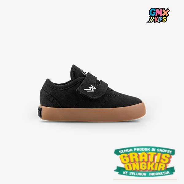 Geoff Kids - Ethan Kids Black Gum | Sepatu Anak Laki Laki Perempuan Sneakers Casual Sekolah/ marun m