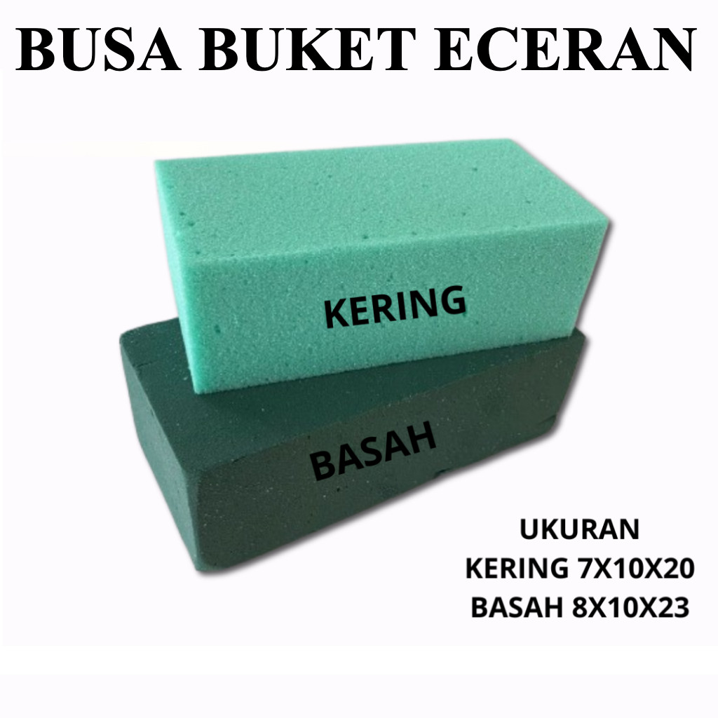 

(Ecer) Floral Foam Busa Kering Sunflower dan Busa Basah untuk Bunga Segar dan Artificial