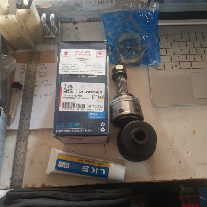 Baru As roda/CV joint luar New Karimun Estilo Gigi 20x23