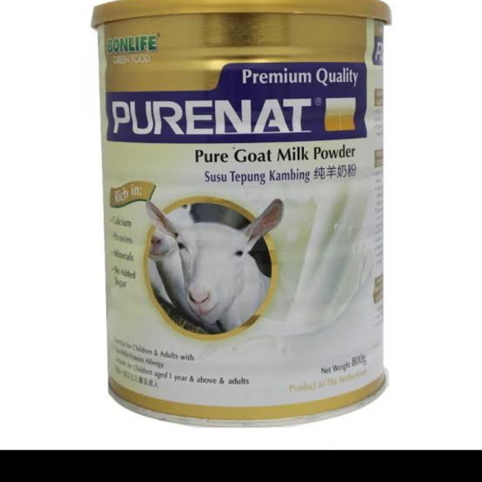 

TP Purenat pure goat milk powder 800 g ( susu kambing)
