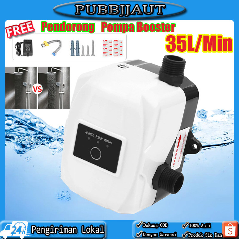 Pompa Pendorong Air120Watt Mesin Pendorong Air Shower 35L/min Booster Water Heater Pompa Booster Pen