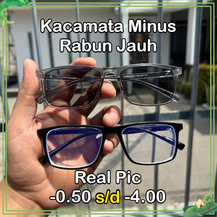 Kacamata Minus Pria Wanita - Kacamata Rabun Jauh - Kacamata Baca Minus - Kacamata Baca Rabun Jauh - 