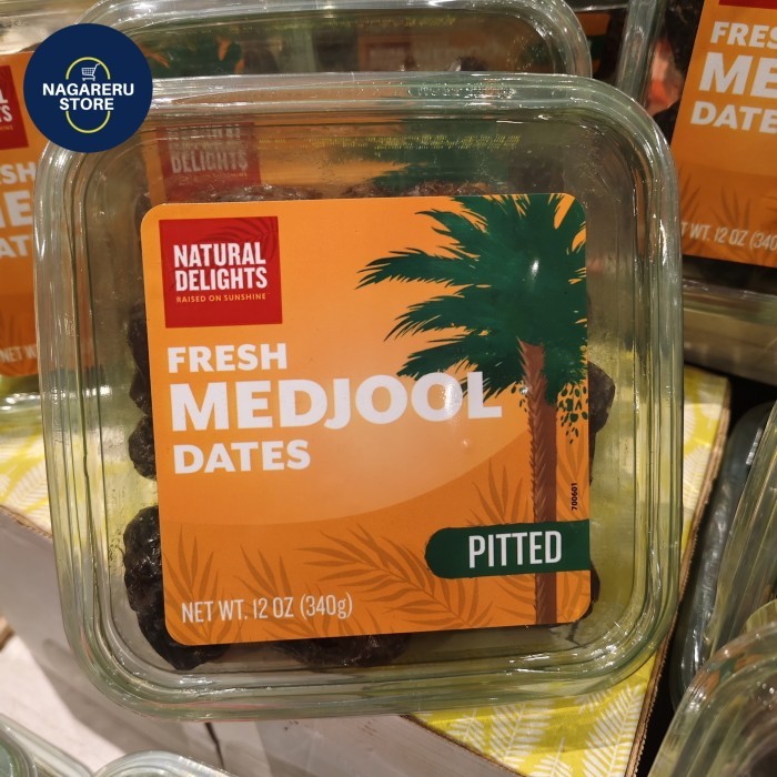 

Kurma natural delights fresh medjool dates pitted 340gr