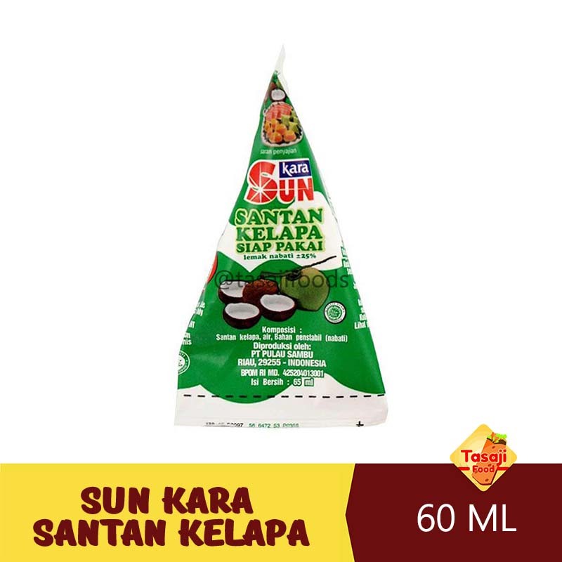 

Sun Kara Santan Kelapa Siap Pakai 65ml Coconut