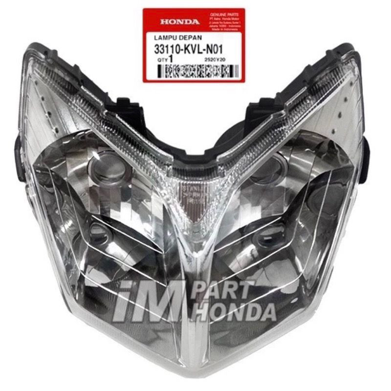 33110-KVL-N01 Reflektor Lampu Depan Supra X 125 2007 - 2013 Batman KVL 33110kvln01 bro bandung