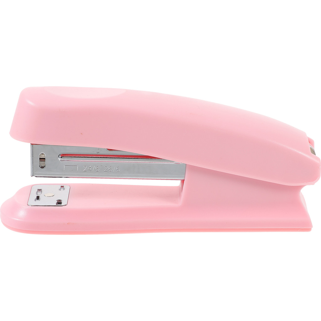 

Mini Stapler Electric Desk Supplies Electronic Staplers Office Heavy Duty Pink Plastic for