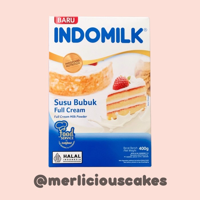 

Indomilk Susu Bubuk Full Cream 400 Gram Milk Powder Halal