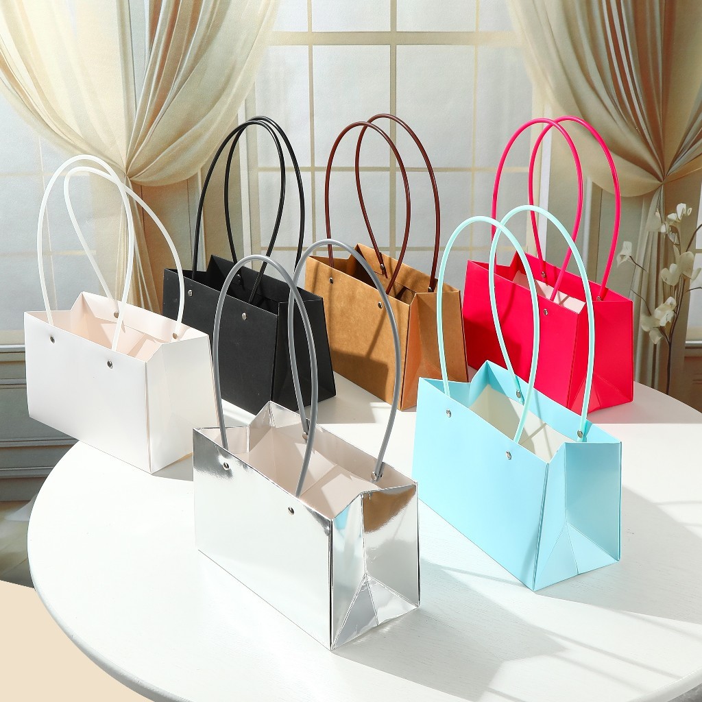 

Flower Packing Paper Bag Gift Box Tas Bouquet Flower Handbag