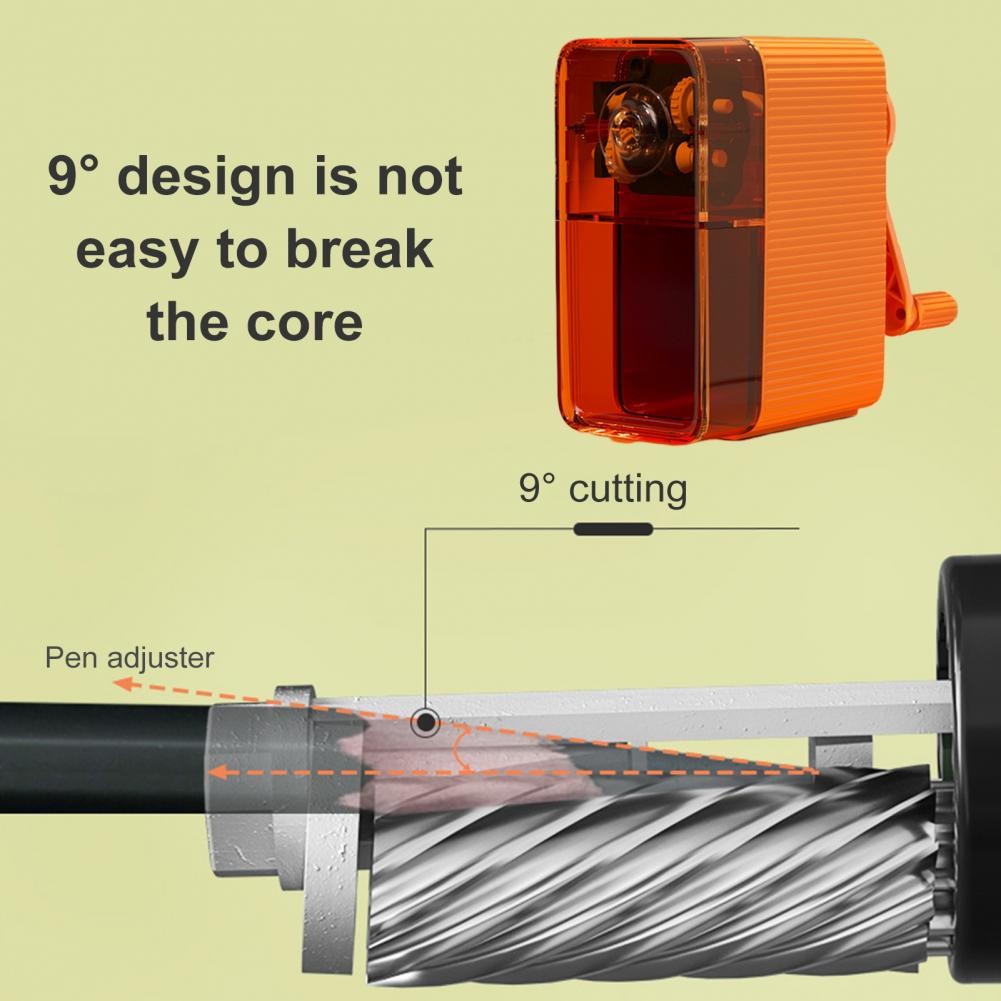 

Artists Pencil Sharpener Sketch Special Pencil Sharpener Art Student's Essential 5-gear Manual Pencil Cutter for Stationery
