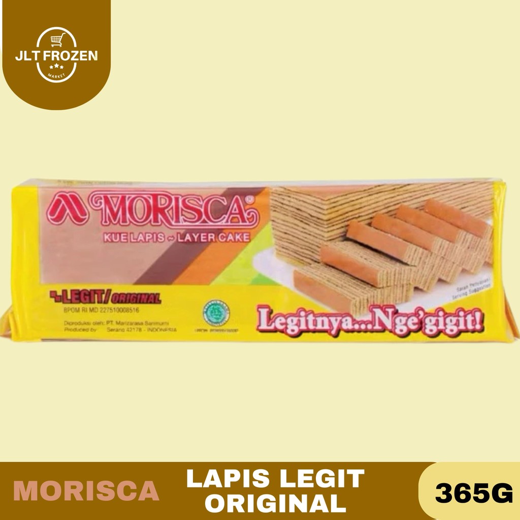 

Morisca Lapis Legit Original / Kue Lapis / Kue / Cake / Pastry 365g