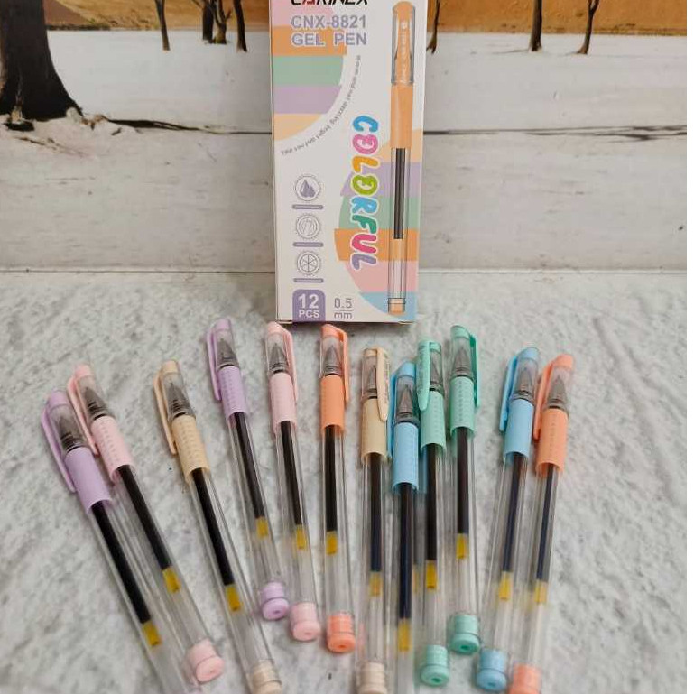 

(12pc) Pulpen Carinex CNX-8821 COLORFUL