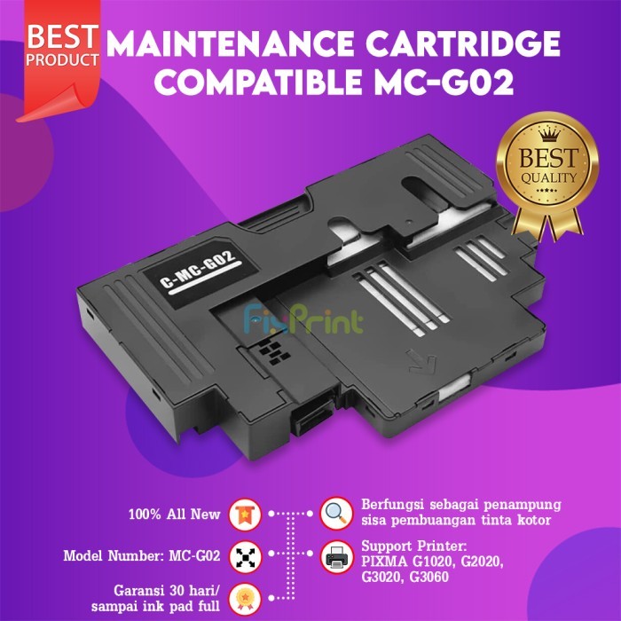Maintenance MC-G02 Canon New Original Cartridge G1020 G2020 G3020 G570