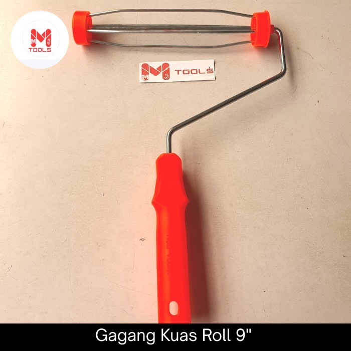Gagang Kuas Roll 9" - Gagang Kuas Roll Cat Besar - Gagang Kuas Roll Tembok - Tongkat Gagang Kuas Rol