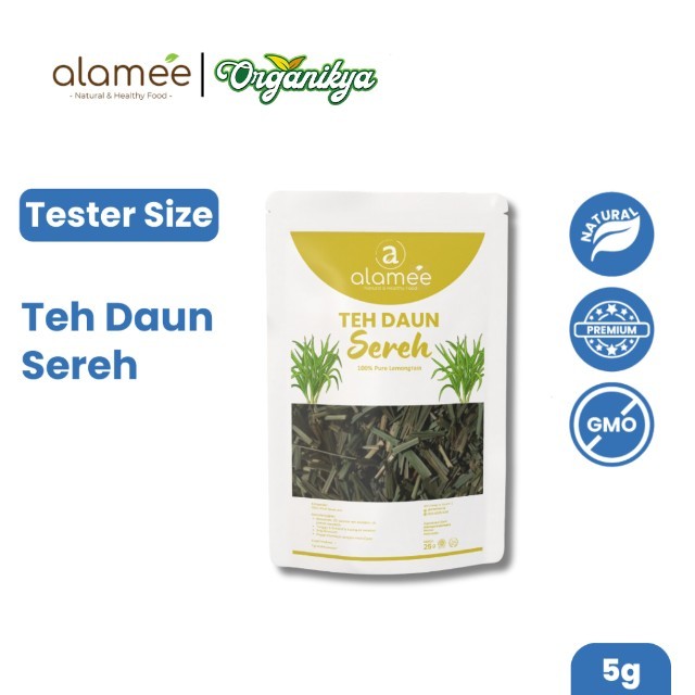

ALAMEE Lemongrass Leaf Tea Teh Daun Sereh Organik Herbal OrganicKering Dried 10gr organikya