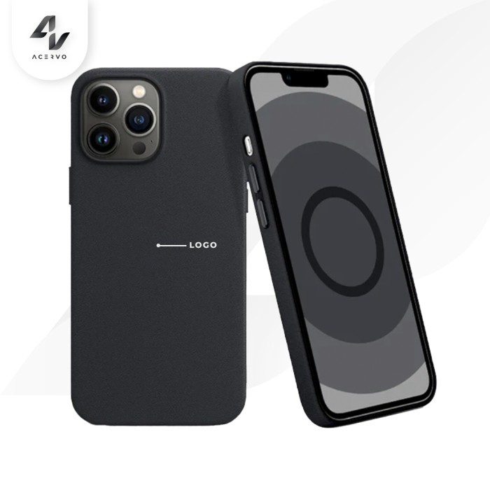 iPhone 13 Series Leather Case Magsafe (Pop-up Animation) Ori Version - Midnight, 13