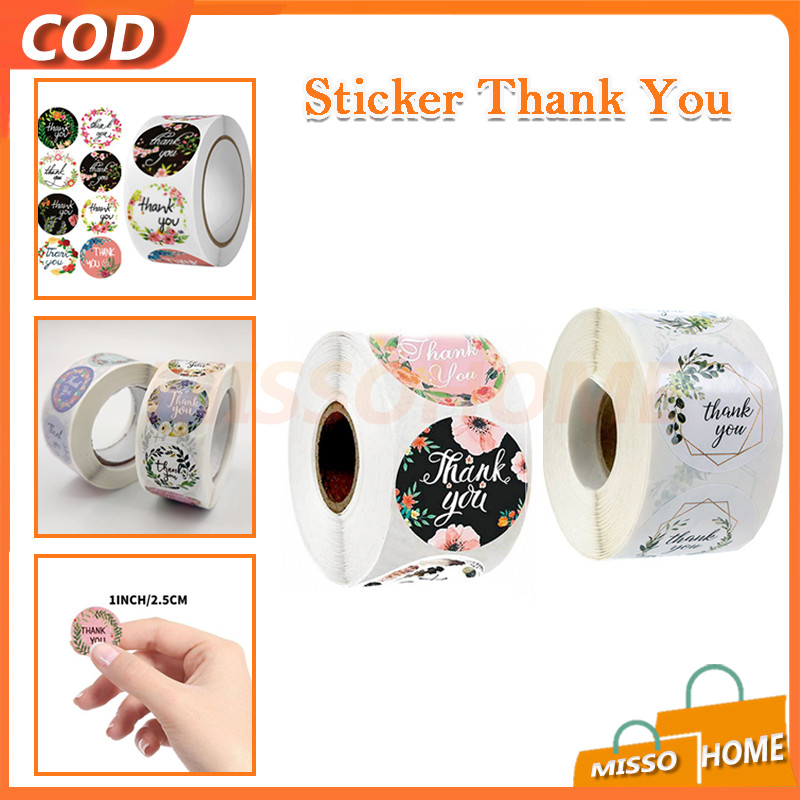 

Sticker Thankyou 1 Roll 500Pcs / Sticker Thank You / Sticker Amplop / Stiker Terima Kasih Stiker terima kasih 500pcs