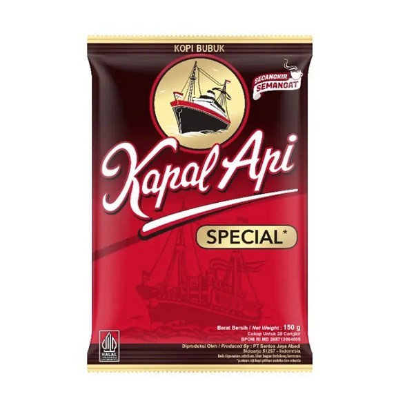 

Kapal Api Bubuk Coffee Special Kopi Murni 150 gr